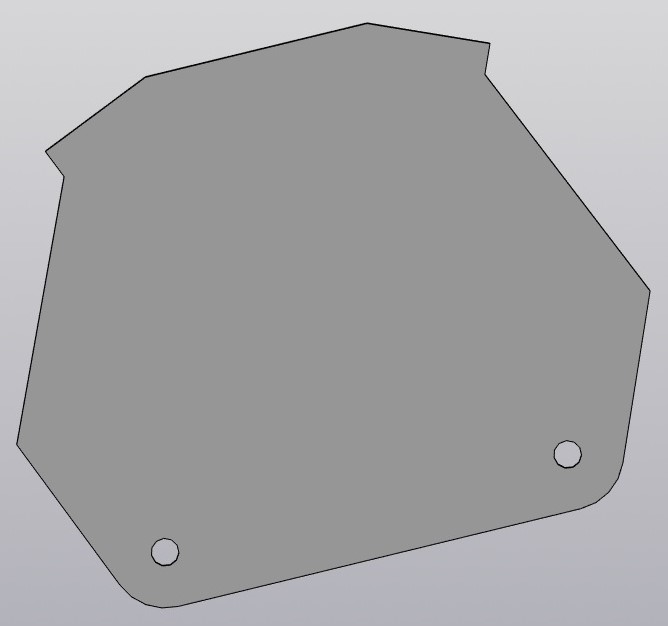 3D модель Вырубной штамп для изготовления кронштейна