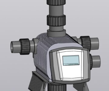 3D модель Автоматический клапан управления Runxin F112A1