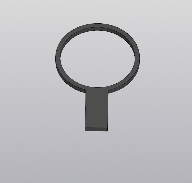 3D модель Светильник уличный 300х100х100мм.