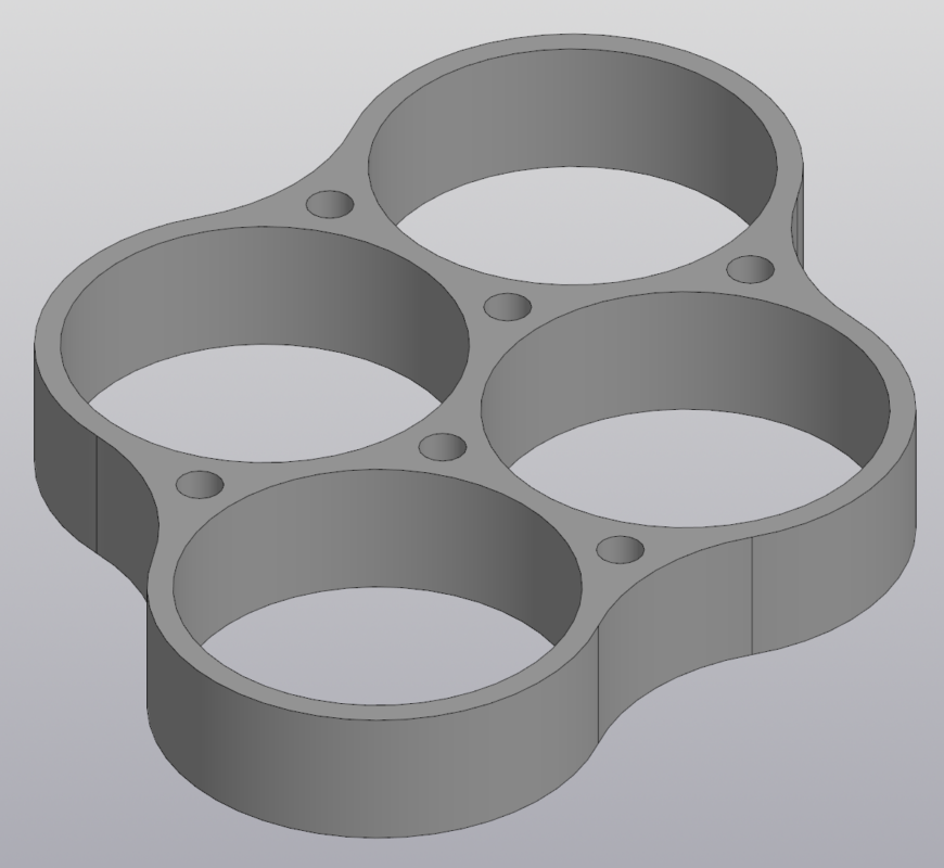 3D модель Пак Холдеров (держателей) для аккумуляторов 21700 (2-10 ячеек)
