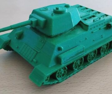3D модель 3D модель T-34 в масштабе 1:27