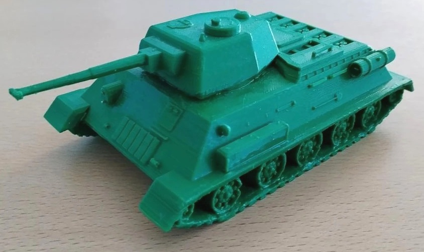 3D модель 3D модель T-34 в масштабе 1:27