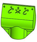 Чертеж Насадка для пылесоса 34х33 ф9