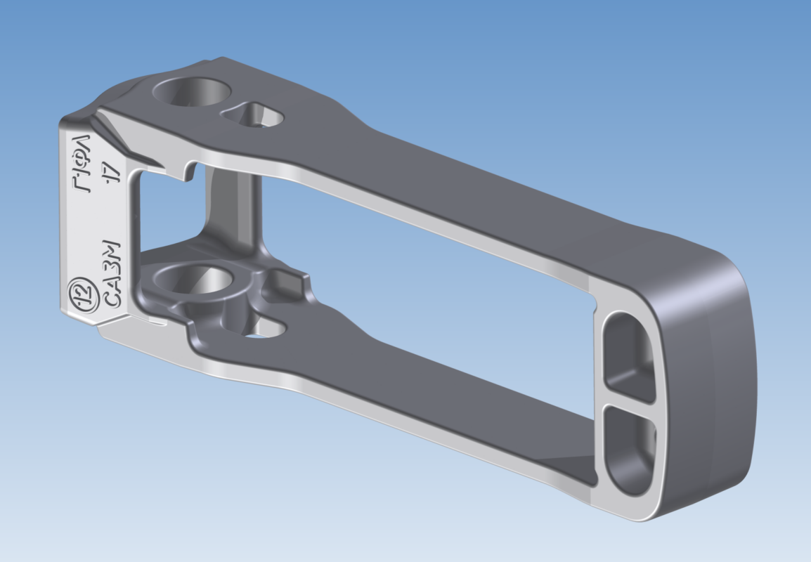 3D модель Хомут тяговый 518.00.002-6