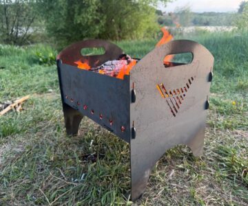 3D модель Мангал разборный "Походный" 430х300х400 2,0-2,5мм