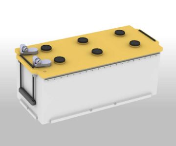 3D модель Аккумуляторная батарея 6СТ-190L