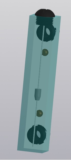 Чертеж Ротаметр стеклянный панельного типа для измерения расхода воды и воздуха.