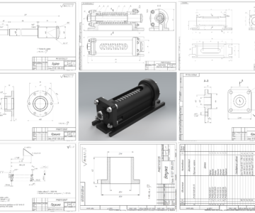 3D модель Амортизатор МЧ00.51.00.00