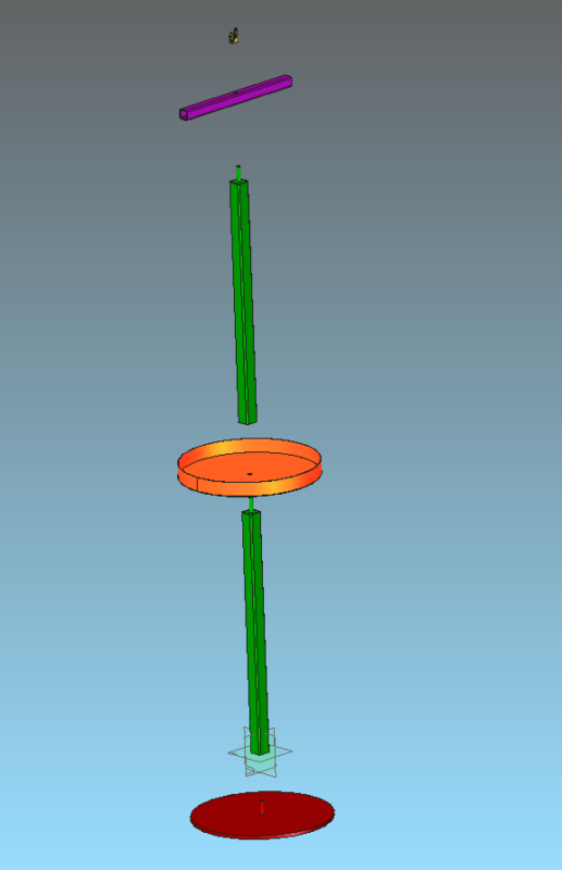 3D модель Напольная кормушка d400мм