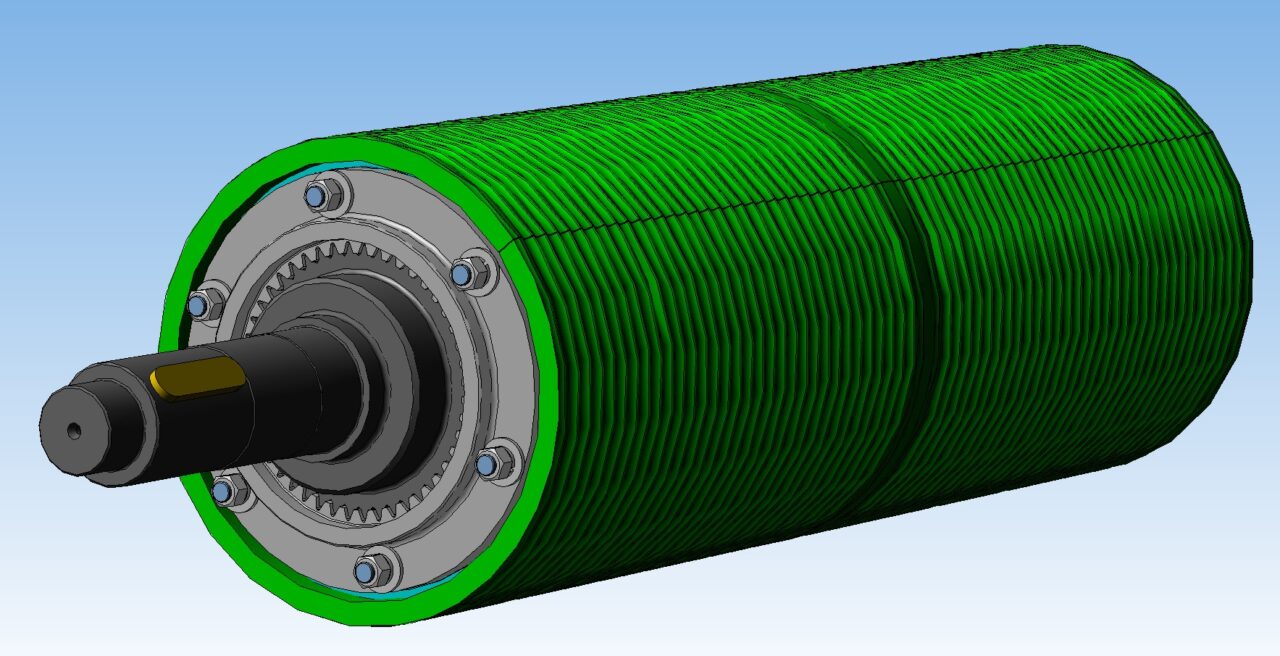 3D модель Крановый барабан ф500