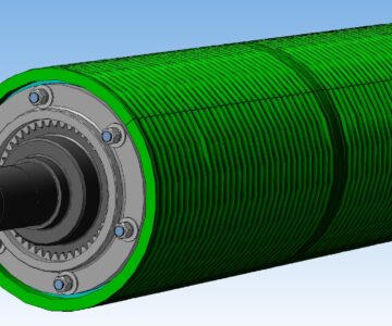 3D модель Крановый барабан ф500