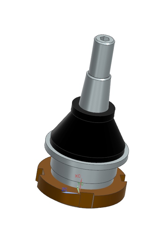 3D модель Опора шаровая MERCEDES-BENZ W163 передняя L R CTR CB0590