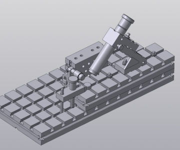 3D модель Приспособление проверки расположения оси отверстий в патрубках