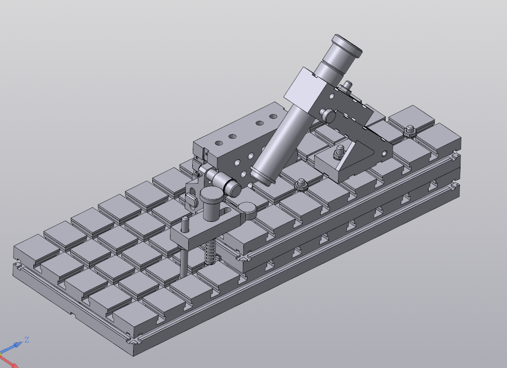 3D модель Приспособление проверки расположения оси отверстий в патрубках