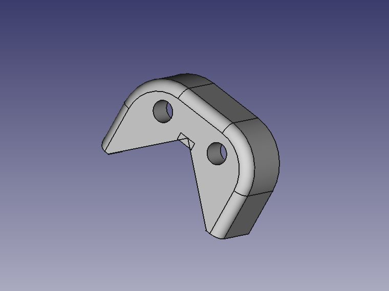 3D модель Корпус скребка на токарный станок 1и611П