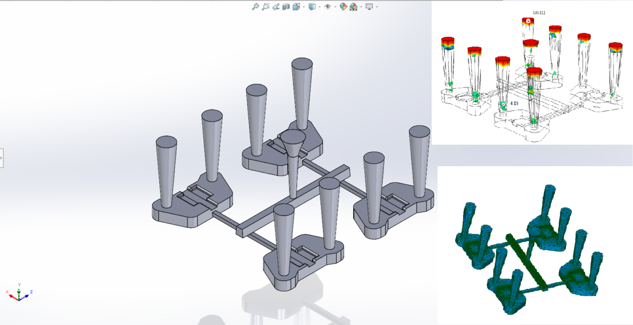 3D модель Моделирование технологического процесса литья в разовую форму ХТС