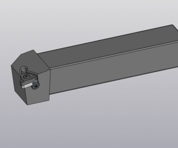 3D модель Резец токарный резьбовой сборный тип - SER2525M16