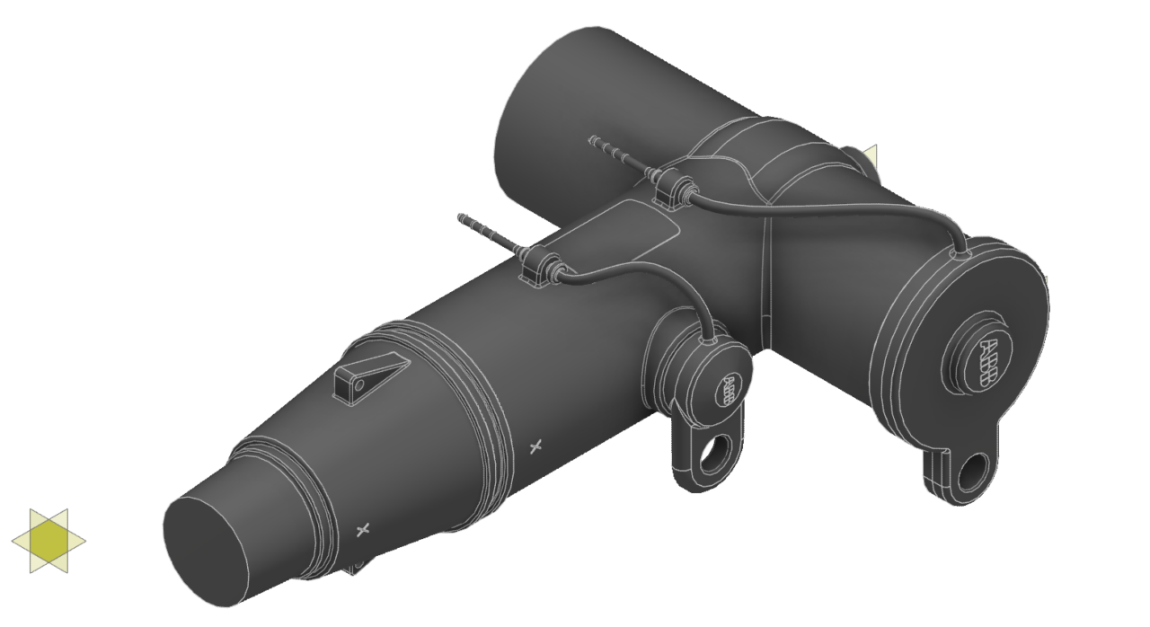 3D модель Соединитель EST6 от ABB