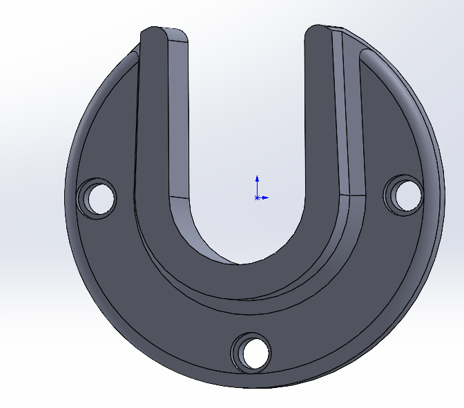 3D модель Крепление для штанги одежды в шкаф