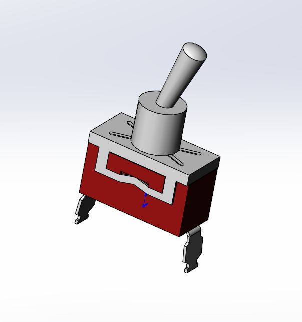 Чертеж Тумблер E-TEN1021 15A 250VAC