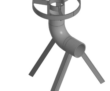 3D модель Буржуйка под паяльную лампу