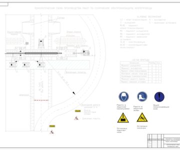 Чертеж Технология и организация сооружения электрохимической защиты нефтепровода