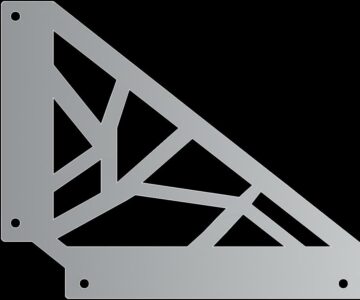 Чертеж Держатель полки 20*25см