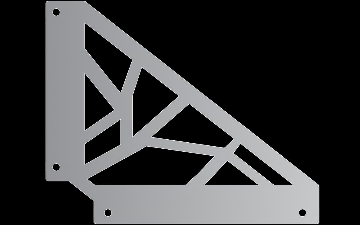 Чертеж Держатель полки 20*25см