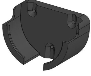 3D модель Кронштейн штурвала RSG6TR5-5M1L-100B