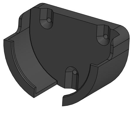 3D модель Кронштейн штурвала RSG6TR5-5M1L-100B