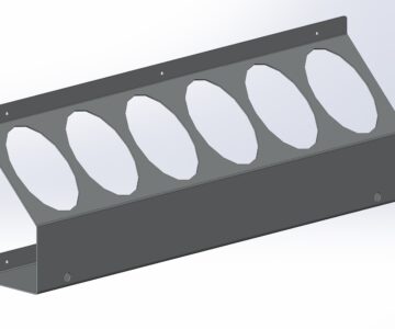 3D модель Держатель для баллончиков с красками (смазками)