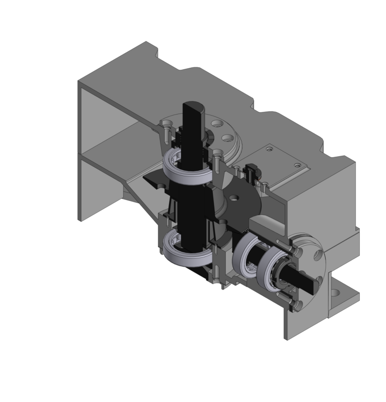 Чертеж Редуктор конический одноступенчатый. u=4