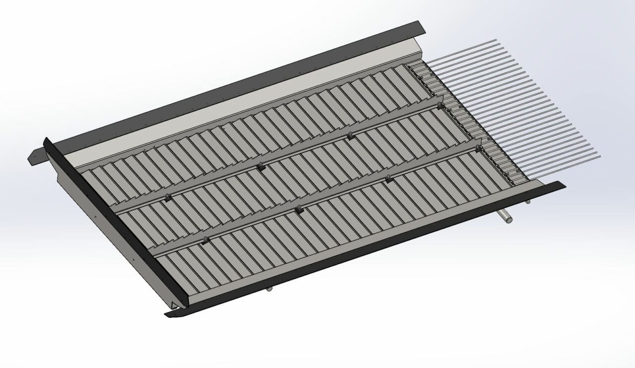 Чертеж Доска стрясная (грохот) (аналог 54-2-12-1-1А Нива)