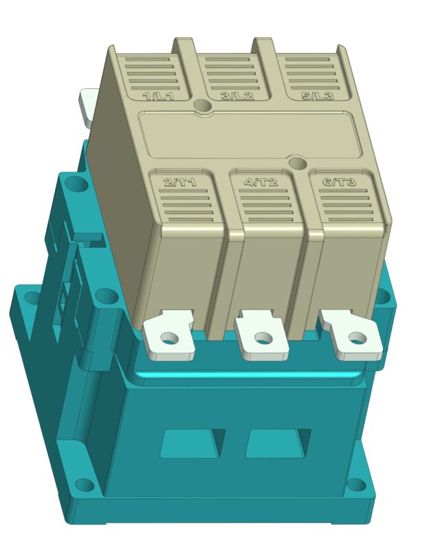 3D модель Пускатель CJ20-160A 380V