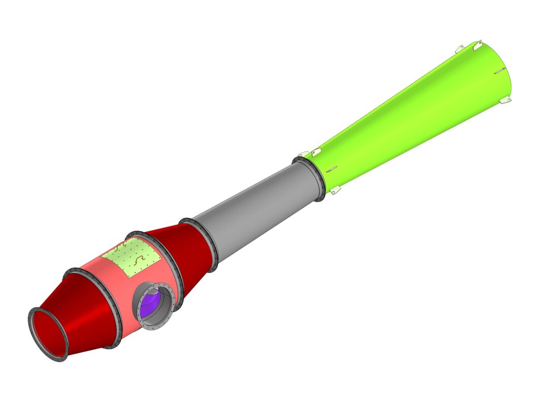 3D модель Эжектор низкого давления производительностью 6000 м3/ч