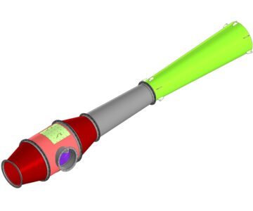3D модель Эжектор низкого давления производительностью 6000 м3/ч