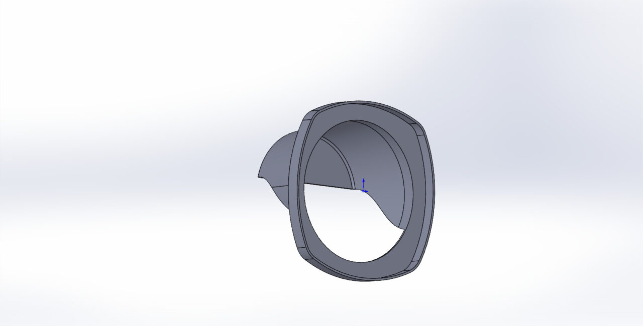 3D модель Защитный фартук для 13 дюймовых автомобильных динамиков