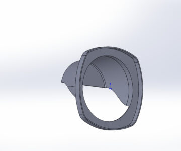 3D модель Защитный фартук для 13 дюймовых автомобильных динамиков