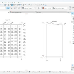 Чертеж Многоэтажный жилой дом (9 этажей) г. Екатеринбург