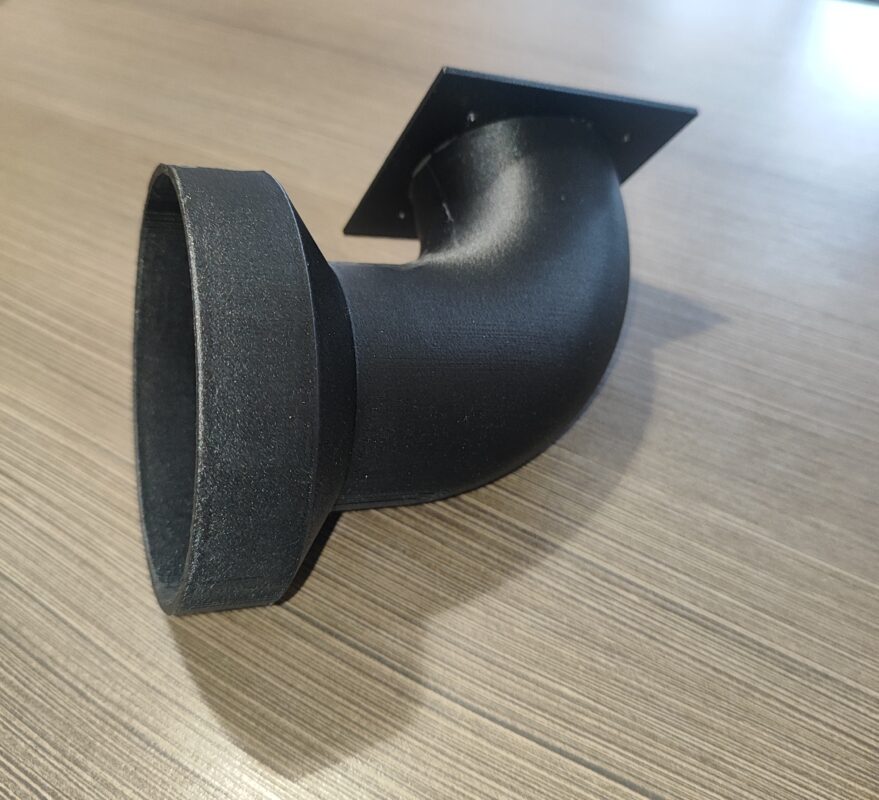 Чертеж Фланец отвод для 3D-принтера Creality K1