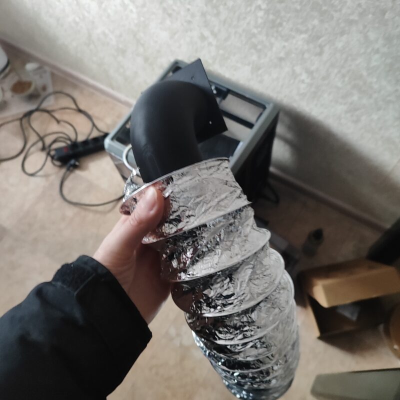 Чертеж Фланец отвод для 3D-принтера Creality K1