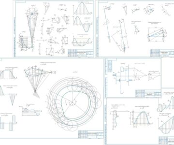 Чертеж Проектирование и исследование механизма самоходной шасси (задание №24)