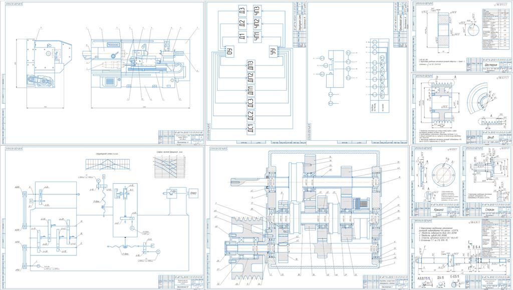 3D модель Разработка автоматизированной системы управления токарного станка с ЧПУ марки 16К20Т1