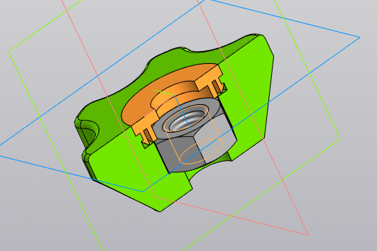 3D модель Модель барашка под болт/гайку М8