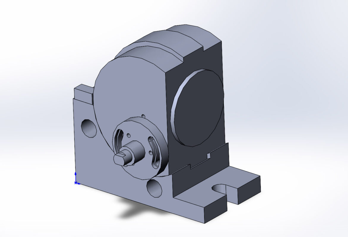 3D модель Делительная головка BS-0 (Deviding head BS-0)