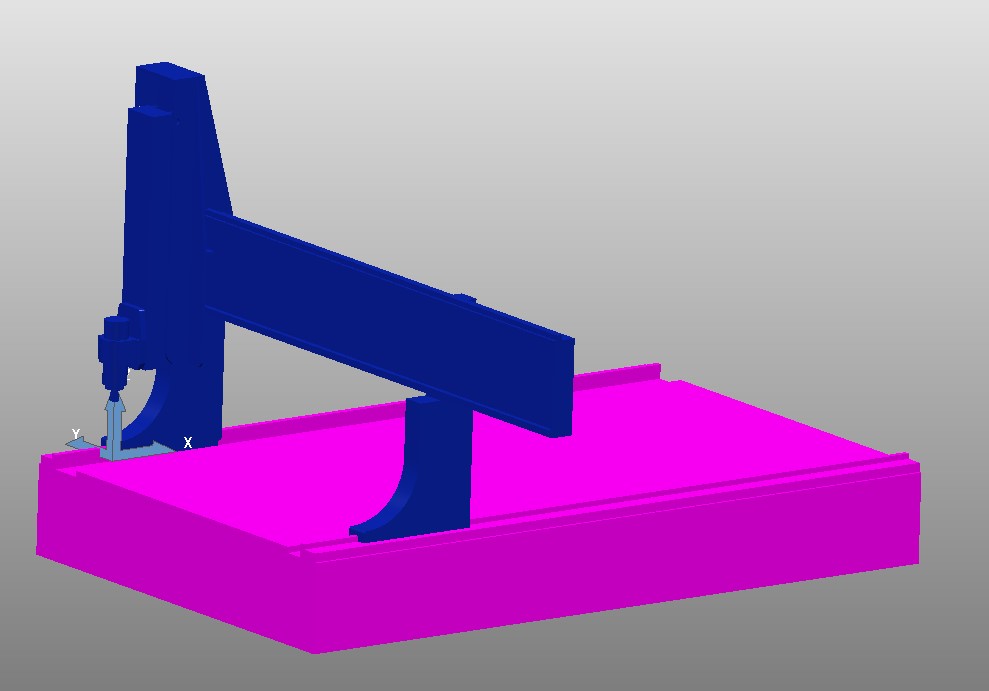 Чертеж Постпроцессор 3 осевого фрезерного станка для PowerMill 2024