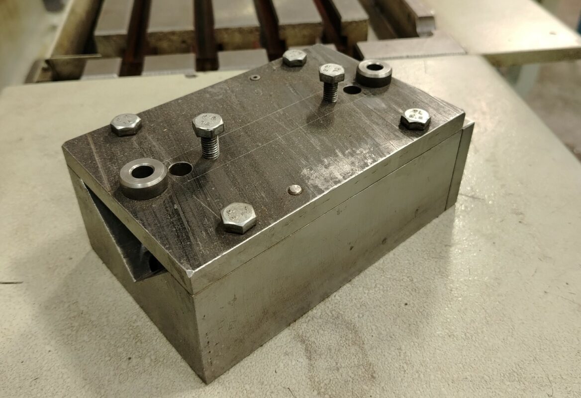 3D модель Кондуктор для сверления отверстий вала винтового насоса