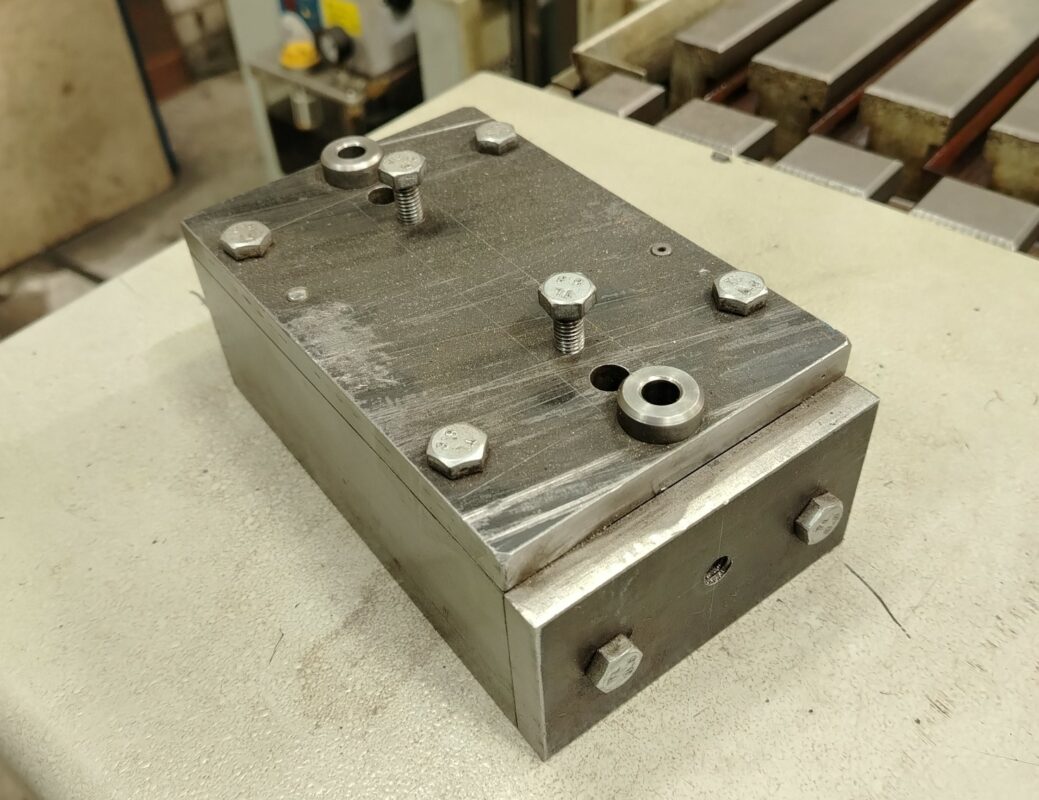 3D модель Кондуктор для сверления отверстий вала винтового насоса