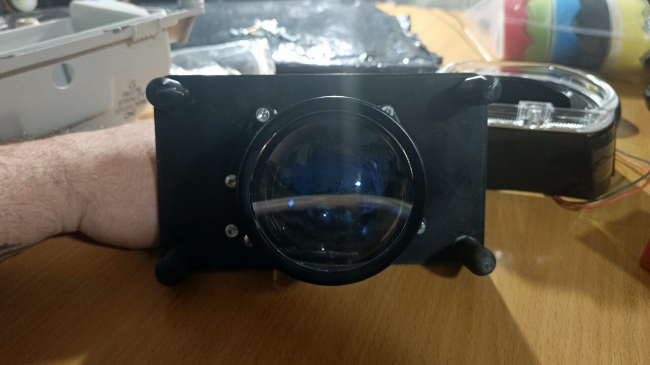 3D модель Переходная плита Bi-Led линзы