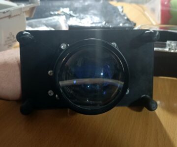 3D модель Переходная плита Bi-Led линзы